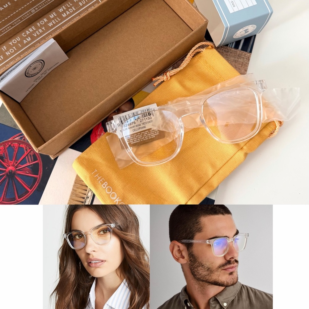 The Book‎ Club Blue Light Twelve Hungry Bens Unisex Glasses